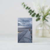Plane Wing Travel Business/Profile Card Visitekaartje (Staand voorkant)