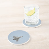 Plane Zandsteen Onderzetter (Zijkant)