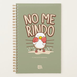Planeador Semanal Mostropi No me rindo Planner