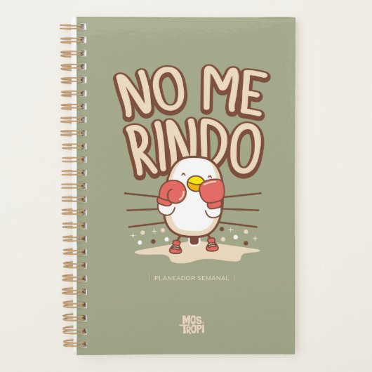 Planeador Semanal Mostropi No me rindo Planner (Voorkant)