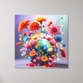 Planeet Aarde Canvas Afdruk (Voorkant)