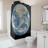 Planeet Aarde Douchegordijn (In situ)