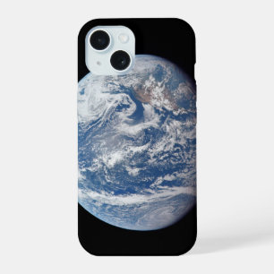 Planeet Aarde gefotografeerd door de Apollo 11 bem iPhone 15 Case