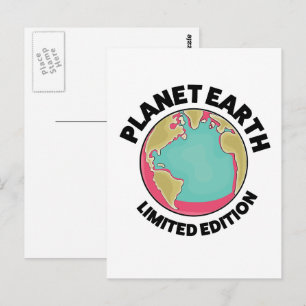 Planeet Aarde gelimiteerde editie Briefkaart