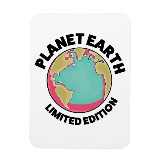 Planeet Aarde gelimiteerde editie Magneet (Verticaal)