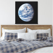 Planeet Aarde genomen door de Apollo 11 bemanning. Canvas Afdruk (Insitu (Slaapkamer))