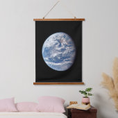 Planeet Aarde genomen door de Apollo 11 bemanning. Hangend Wandkleed (Slaapkamer)