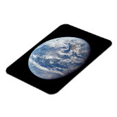 Planeet Aarde genomen door de Apollo 11 bemanning. Magneet (Linkerzijde)