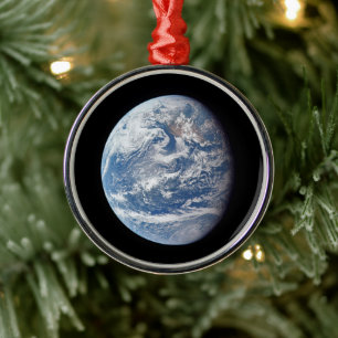 Planeet Aarde genomen door de Apollo 11 bemanning. Metalen Ornament