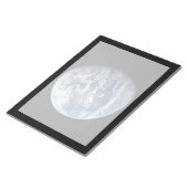 Planeet Aarde genomen door de Apollo 11 bemanning. Notitieblok (Schuin)