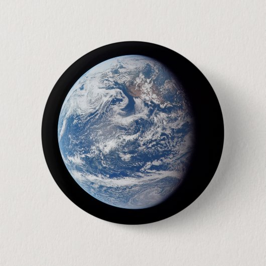 Planeet Aarde genomen door de Apollo 11 bemanning. Ronde Button 5,7 Cm (Voorkant)