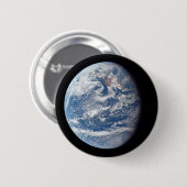 Planeet Aarde genomen door de Apollo 11 bemanning. Ronde Button 5,7 Cm (Voorkant /achterkant)