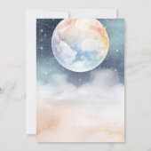 Planeet Aarde Hemel 40ste Verjaardag Kaart (Achterkant)