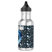 Planeet Aarde Hydratatie Groen Blauw Hart Waterfles (Rechts)