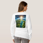 Planeet Aarde is inderdaad een schat aan wonderen T-shirt (Achterkant volledig)