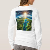 Planeet Aarde is inderdaad een schat aan wonderen T-shirt (Achterkant)