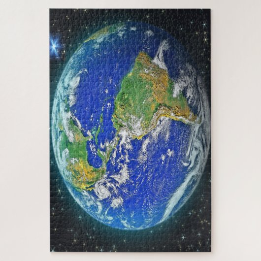 Planeet Aarde Legpuzzel (Verticaal)