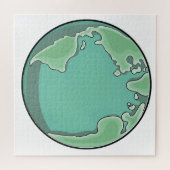 Planeet Aarde Legpuzzel (Horizontaal)