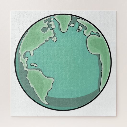 Planeet Aarde Legpuzzel (Verticaal)