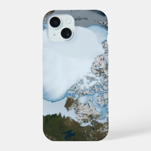 Planeet Aarde met zee-ijsbedekking in 1980. iPhone 15 Case