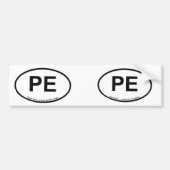 PLANEET AARDE - PE-BUMPERSTICKER BUMPERSTICKER (Voorkant)