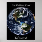 Planeet aarde poster (Voorkant)