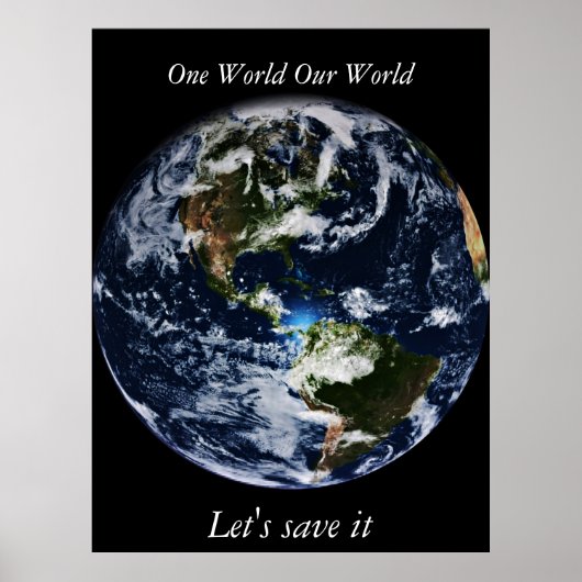 Planeet aarde poster (Voorkant)
