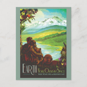 Planeet Aarde Ruimte Zonnestelsel Briefkaart