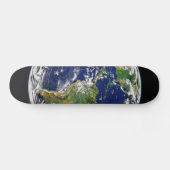 PLANEET AARDE RUIMTEFOTOGRAFIE BLAUW GREENS ZWARTE PERSOONLIJK SKATEBOARD (Horizontaal)
