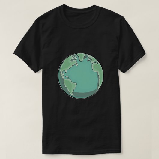 Planeet Aarde T-shirt (Design voorkant)