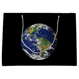 PLANEET AARDE VAN RUIMTE Grote Cadezak Groot Cadeauzakje