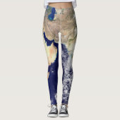 PLANEET AARDE VAN RUIMTE-Leggings (Azië) Leggings (Voorkant)