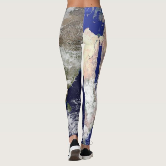 PLANEET AARDE VAN RUIMTE-Leggings (Azië) Leggings (Achterkant)