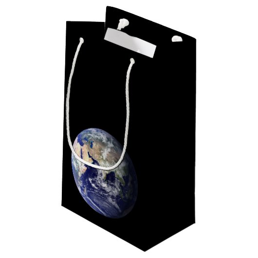 PLANEET AARDE VAN RUIMTE Small Cft Bag Klein Cadeauzakje (Achterkant Gekanteld)