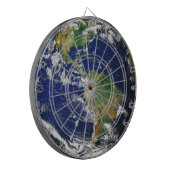 PLANEET AARDE VAN RUIMTEDartboard Dartbord (Voorkant Links)