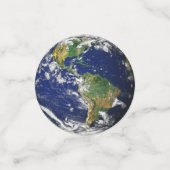 PLANEET AARDE VANUIT DE RUIMTE Tabel Confetti (Kleine voorkant)