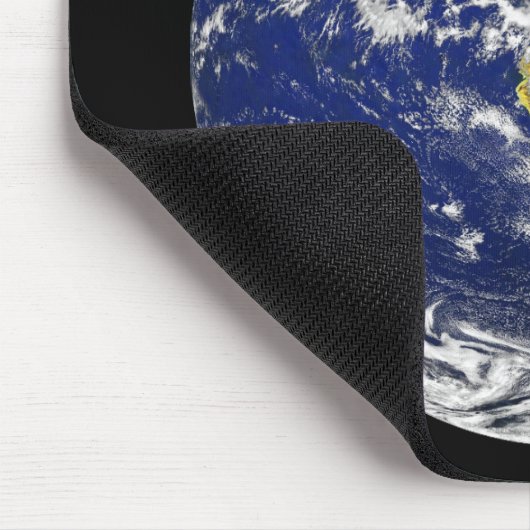 PLANEET AARTH UIT SPACE (Amerika) Mousepad Muismat (Hoek)