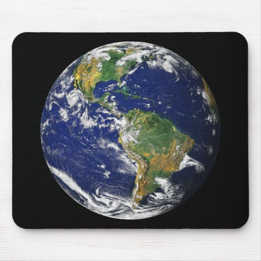 PLANEET AARTH UIT SPACE (Amerika) Mousepad Muismat (Voorkant)