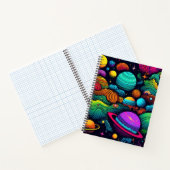 Planeet achtergrond notitieboek (Binnen)