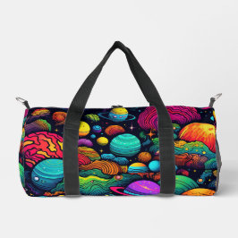 Planeet achtergrond plunjezak