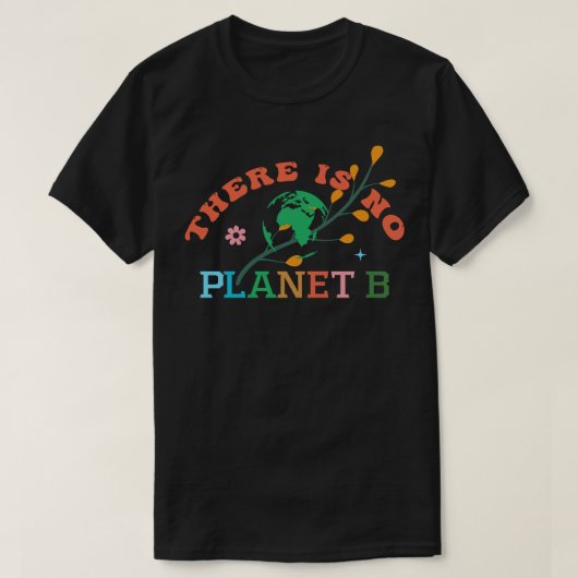 Planeet B8 bestaat niet T-shirt (Design voorkant)