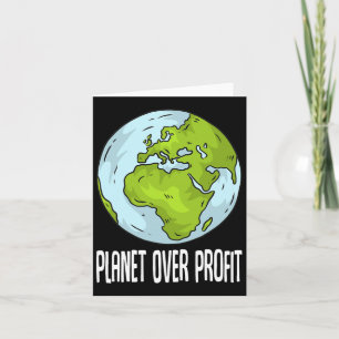 Planeet Boven Winst Recycling Milieu Redden Aarde Kaart
