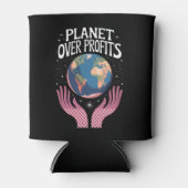 Planeet Boven Winsten Aarde Klimaatverandering is Blikjeskoeler (Voorkant)