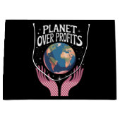 Planeet Boven Winsten Aarde Klimaatverandering is  Groot Cadeauzakje (Voorkant)