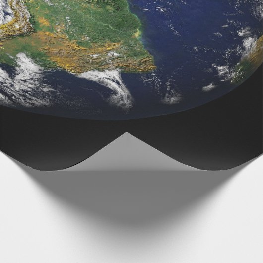 PLANEET DE AARDE VAN DE Wrapping van de Matte van Cadeaupapier (Hoek)