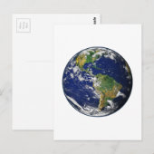 PLANEET EARTH (zonnestelsel) ~~ Briefkaart (Voorkant / Achterkant)