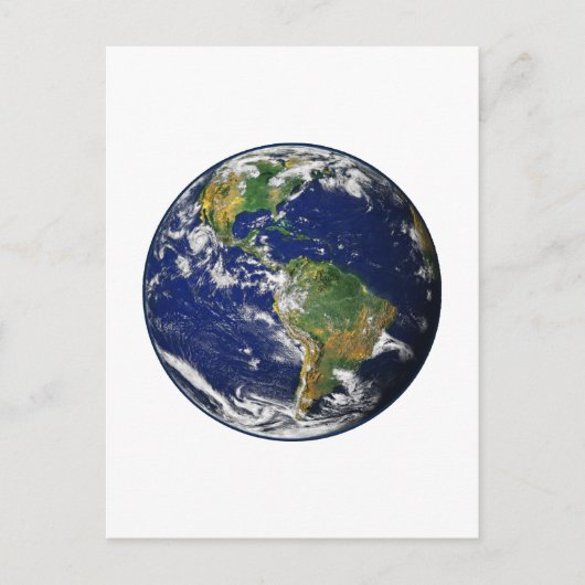 PLANEET EARTH (zonnestelsel) ~~ Briefkaart (Voorkant)