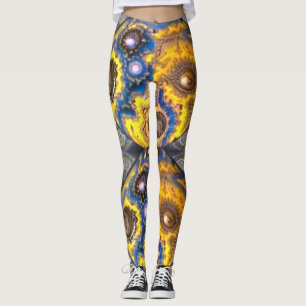 Planeet en supernova leggings