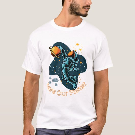 planeet geld maakt T-Shirt (Voorkant)