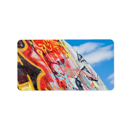 planeet graffiti etiket (Voorkant)